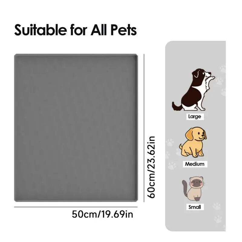 Silicone Water Bowl Mat  Dogs Cats