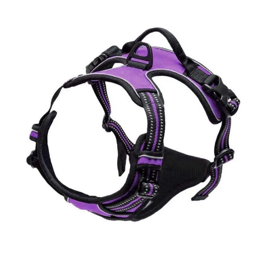 No-Pull Dog Harness: Front Clip, Heavy Duty & Reflective Safety