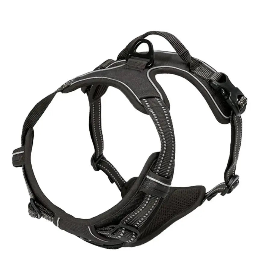 No-Pull Dog Harness: Front Clip, Heavy Duty & Reflective Safety