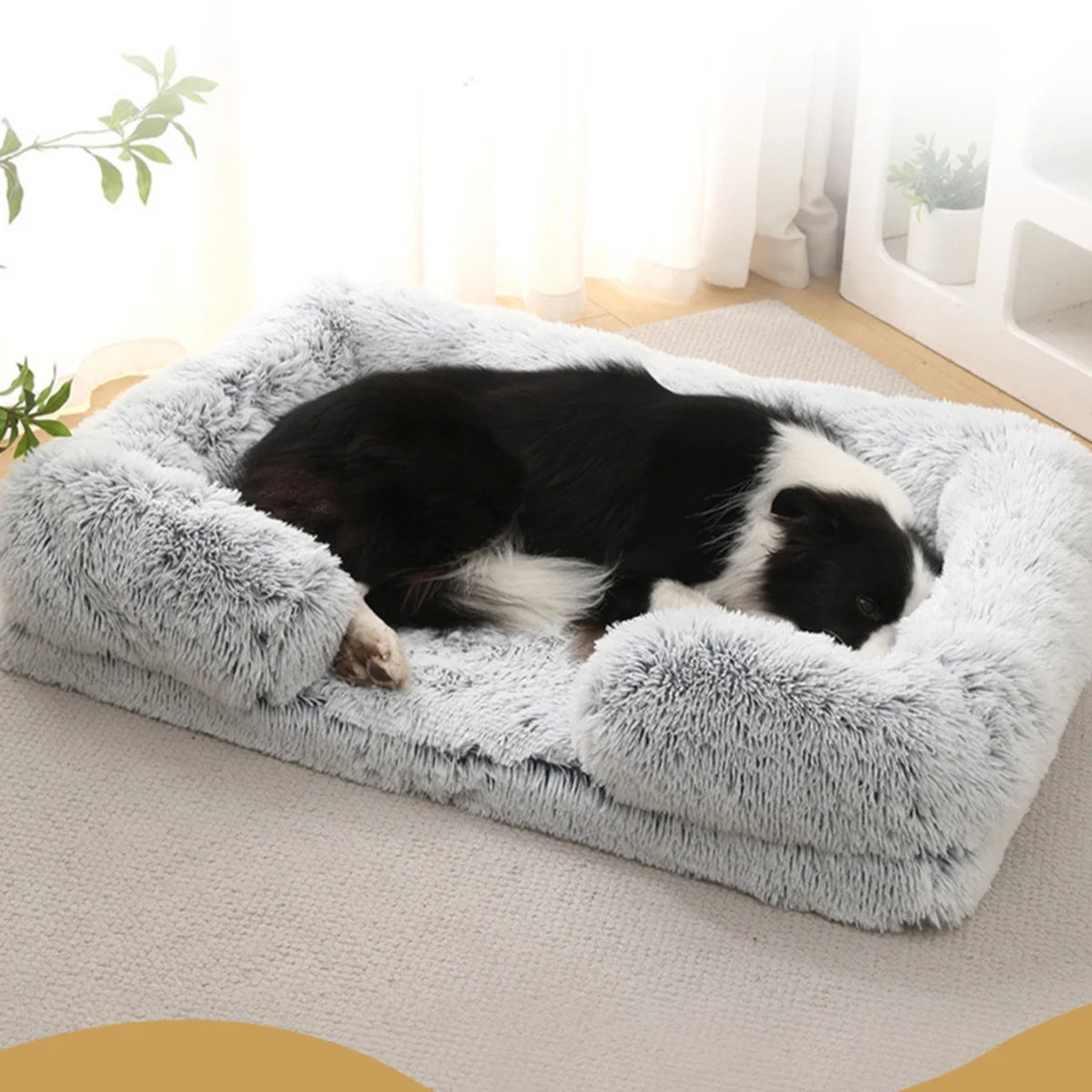 Premium Square Pet Bed – Comfort and Style for Dogs & Cats