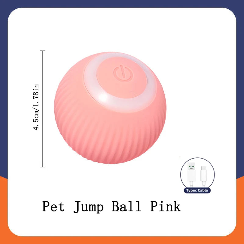 Smart Interactive USB Ball: Automatic Fun for Dogs & Cats.