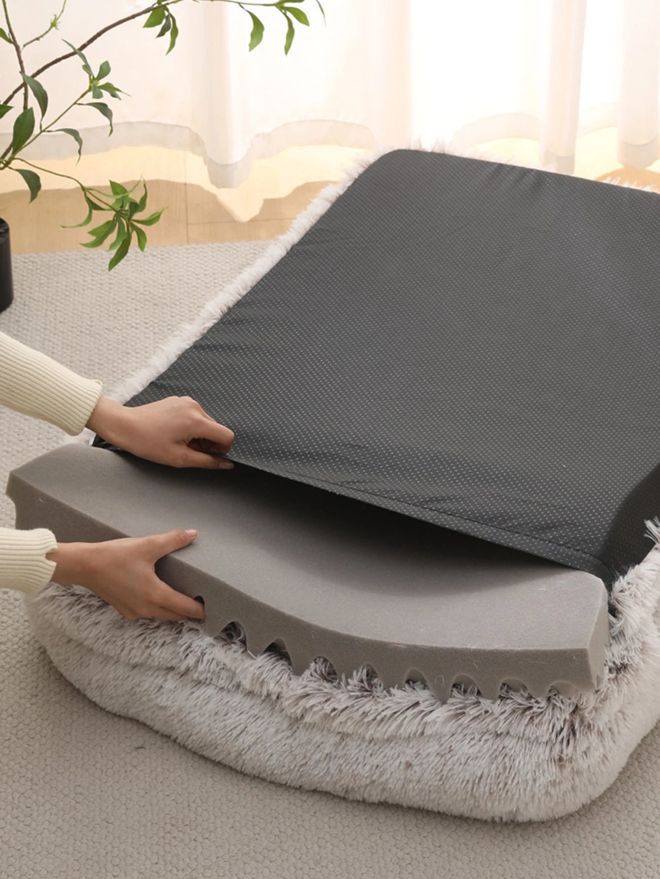 Premium Square Pet Bed – Comfort and Style for Dogs & Cats